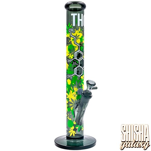 Fire Flow B1 Fire Flow™ x Black Leaf® - Cylinder Bong - The Molecule - 400 mm x 51 mm - NS 14/19 - Glasbong