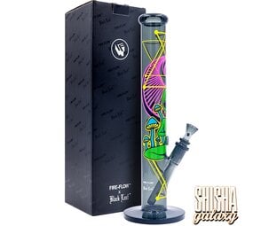 Fire Flow Cylinder Bong - Trippy Alien - No. 10 - 400 mm x 51 mm - NS 14/19 - Glasbong Fire Flow Cylinder Bong - Trippy Alien - No. 10 - 400 mm x 51 mm - NS 14/19 - Glasbong