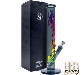 Fire Flow Cylinder Bong - Ufo Gardient - No. 1 - 400 mm x 51 mm - NS 14/19 - Glasbong Fire Flow Cylinder Bong - Ufo Gardient - No. 1 - 400 mm x 51 mm - NS 14/19 - Glasbong