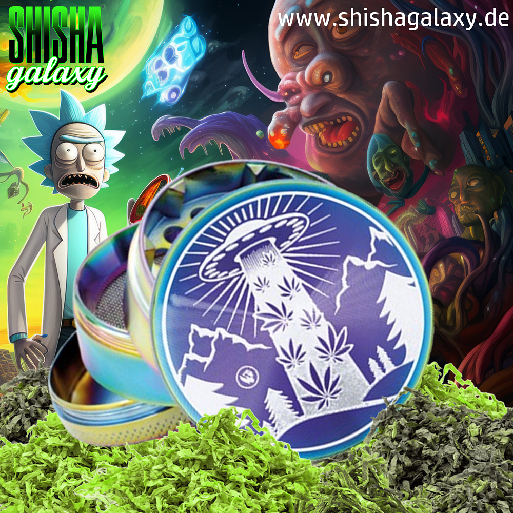 Fire Flow Fire Flow - Metall Grinder - Icy UFO - Ø 50 mm - 4 Teilig - Rainbow Fire Flow Fire Flow - Metall Grinder - Icy UFO - Ø 50 mm - 4 Teilig - Rainbow