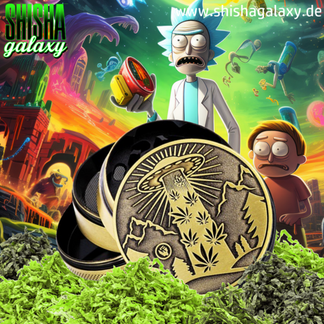 Fire Flow Fire Flow - Metall Grinder - 420 Aliens - Ø 50 mm - 4 Teilig - Gold Fire Flow Fire Flow - Metall Grinder - 420 Aliens - Ø 50 mm - 4 Teilig - Gold