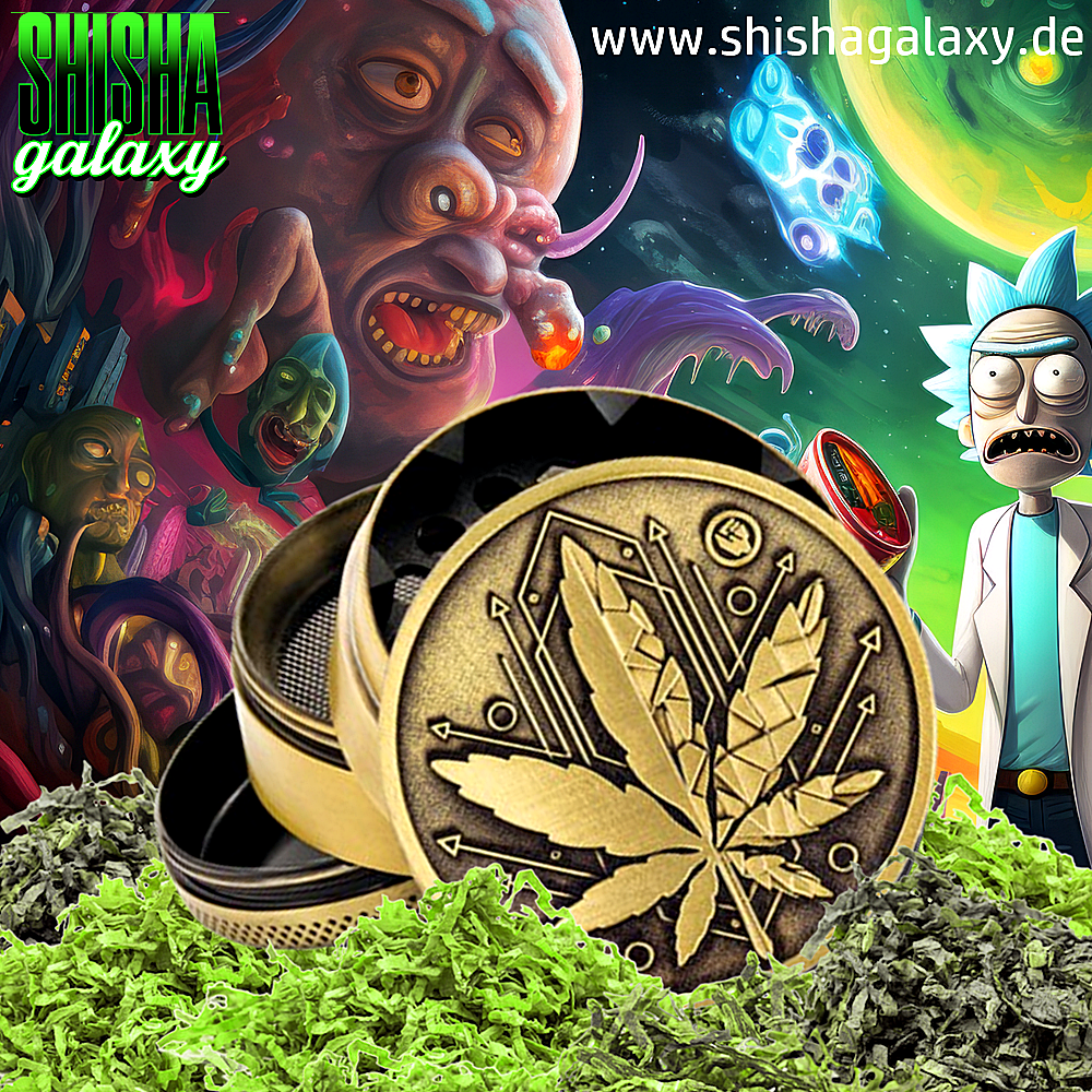 Fire Flow Fire Flow - Metall Grinder - Geometrical Leaf - Ø 50 mm - 4 Teilig - Gold Fire Flow Fire Flow - Metall Grinder - Geometrical Leaf - Ø 50 mm - 4 Teilig - Gold