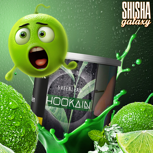 Hookain Hookain Tabak - Green Lean (200g) - Shisha Tabak