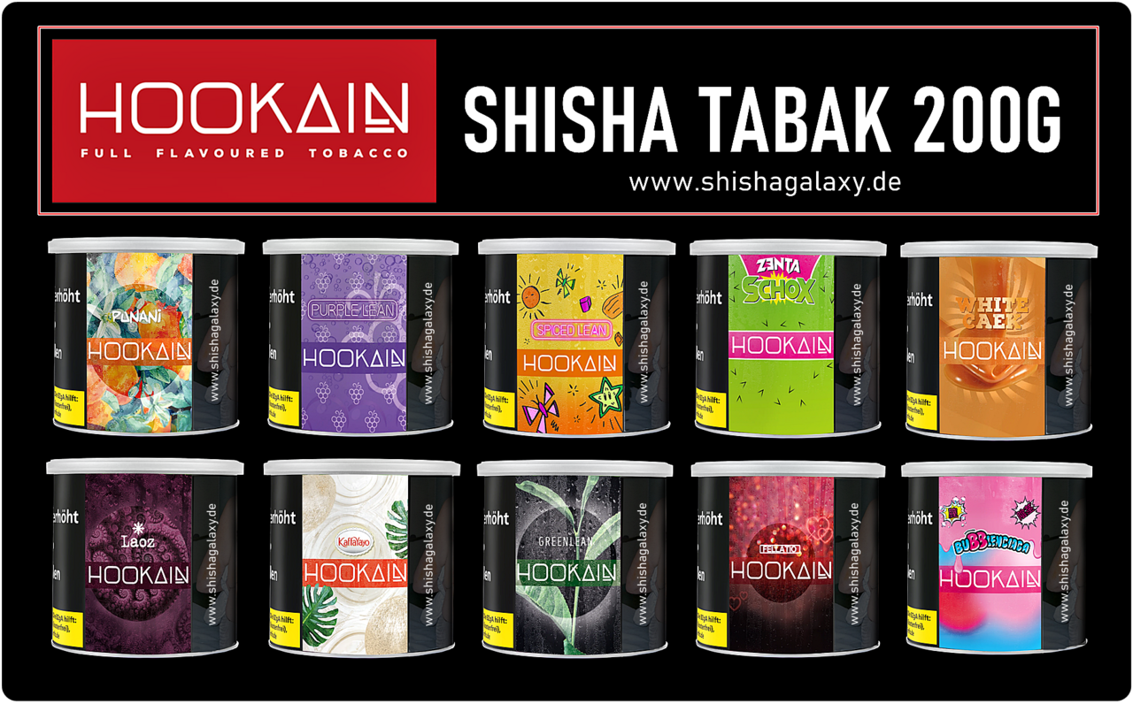 Hookain Hookain - Green Lean (200g) - Shisha Tabak