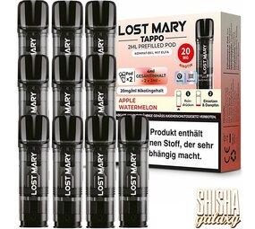 Lost Mary Tappo Tappo - Apple Watermelon - Liquid Pod - Nikotin 20 mg - 10er Pack Lost Mary Tappo Tappo - Apple Watermelon - Liquid Pod - Nikotin 20 mg - 10er Pack