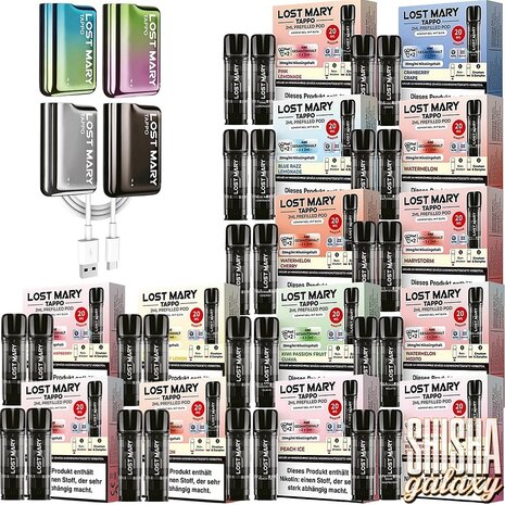 Lost Mary Tappo Lost Mary Tappo - Cherry Ice - Liquid Pod - 2 ml - Nikotin 20 mg - 2er Pack (4ml)