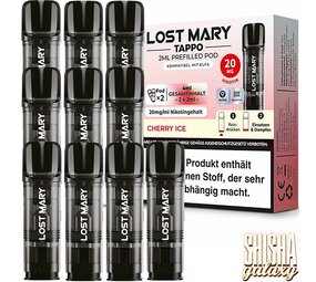 Lost Mary Tappo Tappo - Cherry Ice - Liquid Pod - Nikotin 20 mg - 10er Pack Lost Mary Tappo Tappo - Cherry Ice - Liquid Pod - Nikotin 20 mg - 10er Pack