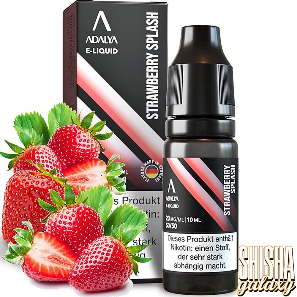 Adalya Adalya - Strawberry Splash - E-Liquid - Nikotin 20 mg/ml Adalya Adalya - Strawberry Splash - E-Liquid - Nikotin 20 mg/ml