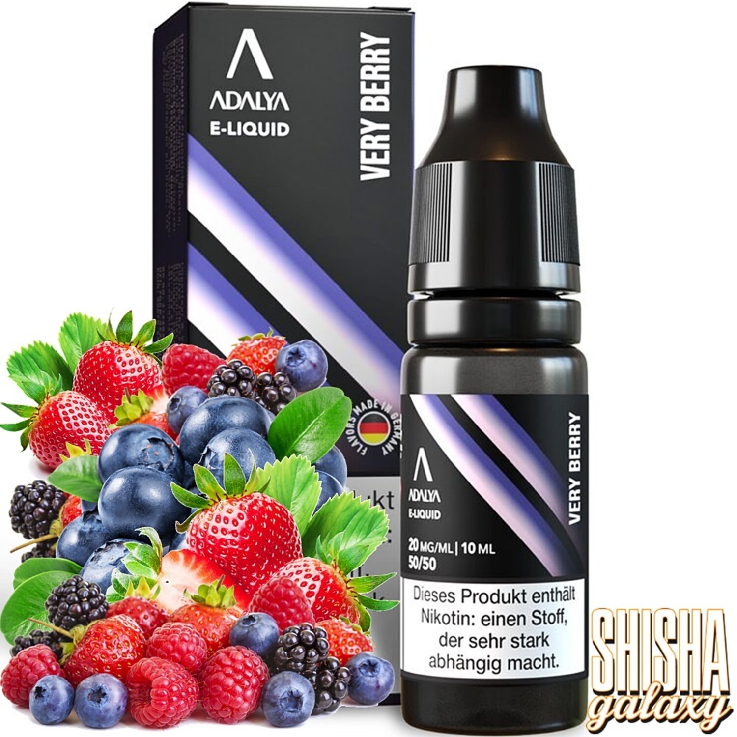 Adalya - Very Berry - E-Liquid - Nikotin 20 mg/ml - Nikotinsalz - Shisha  Galaxy