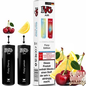 IVG IVG Air - Fizzy Edition - Liquid Pod - Nikotin 20 mg - 2er Multipack
