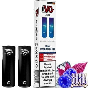 IVG IVG Air - Blue Raspberry Ice - Liquid Pod - Nikotin 20 mg - 2er Pack