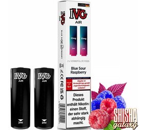 IVG IVG Air - Blue Sour Raspberry - Liquid Pod - Nikotin 20 mg - 2er Pack IVG IVG Air - Blue Sour Raspberry - Liquid Pod - Nikotin 20 mg - 2er Pack