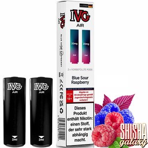 IVG IVG Air - Blue Sour Raspberry - Liquid Pod - Nikotin 20 mg - 2er Pack
