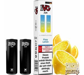 IVG IVG Air - Fizzy Lemon - Liquid Pod - Nikotin 20 mg - 2er Pack IVG IVG Air - Fizzy Lemon - Liquid Pod - Nikotin 20 mg - 2er Pack