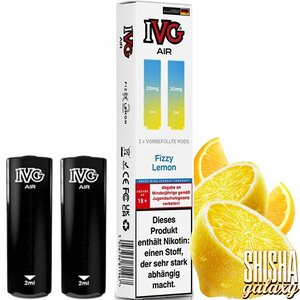 IVG IVG Air - Fizzy Lemon - Liquid Pod - Nikotin 20 mg - 2er Pack