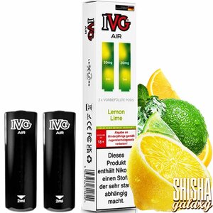 IVG IVG Air - Lemon Lime - Liquid Pod - Nikotin 20 mg - 2er Pack