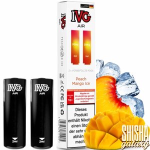 IVG IVG Air - Peach Mango Ice - Liquid Pod - Nikotin 20 mg - 2er Pack