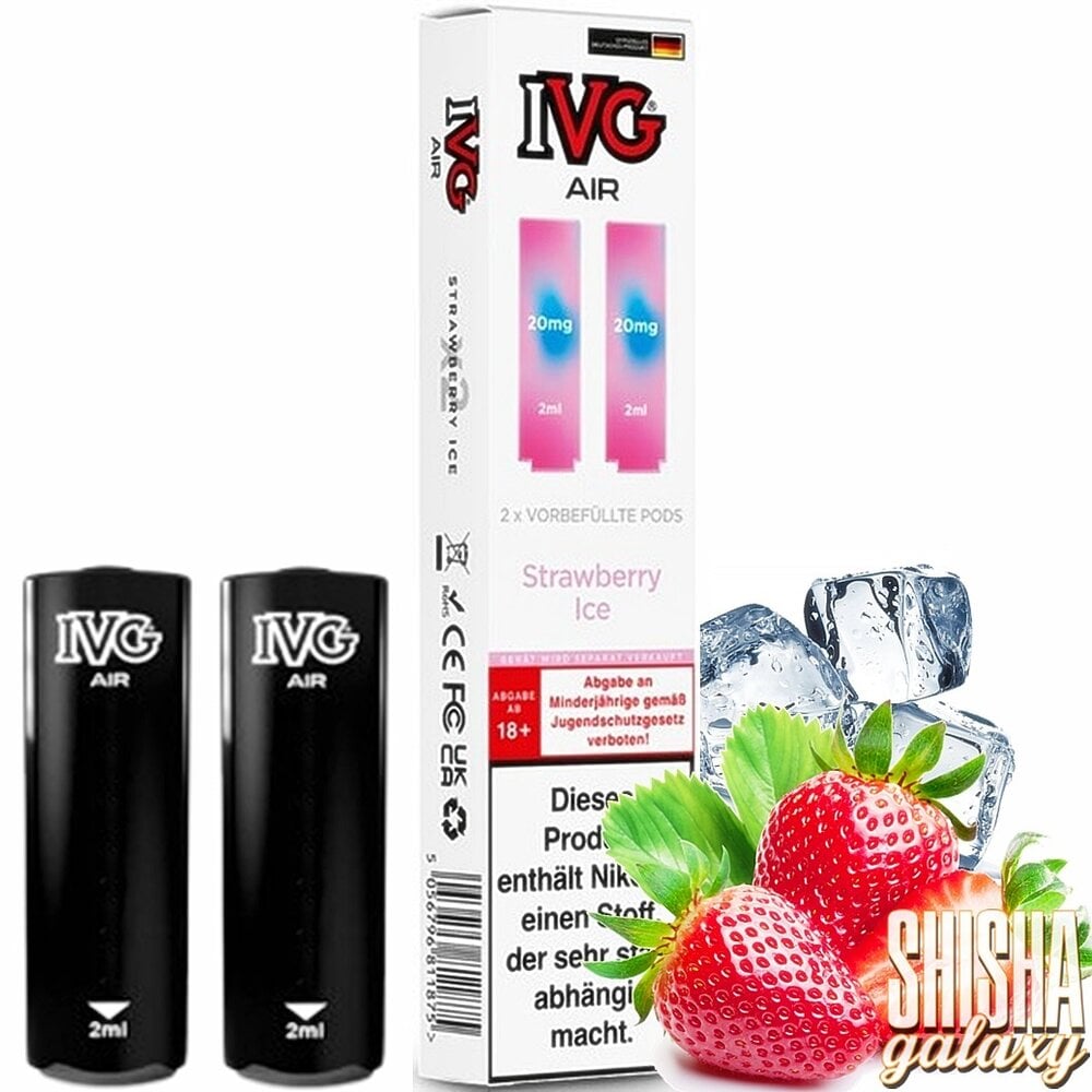 IVG Air - Strawberry Ice - Liquid Pod - Nikotin 20 mg - 2er Pack