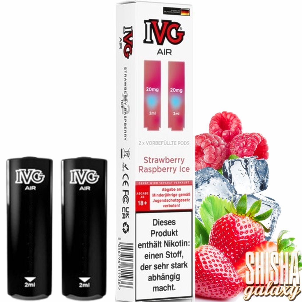 IVG Air - Strawberry Raspberry Ice - Liquid Pod - Nikotin 20 mg