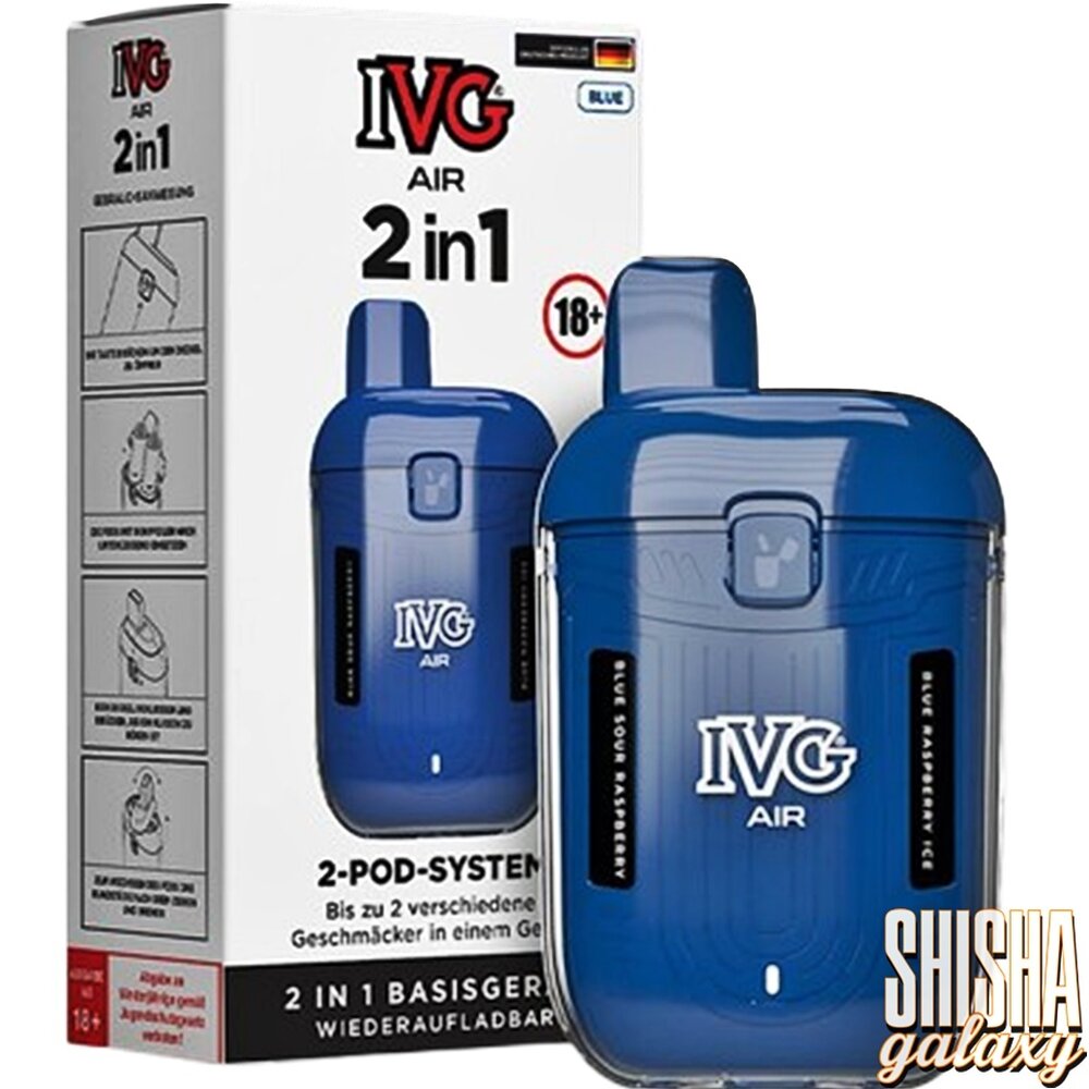 IVG IVG Air 2in1 - Pod Kit - Akku 780 mAh - Blue - 2-Pod-System - E-Zigarette
