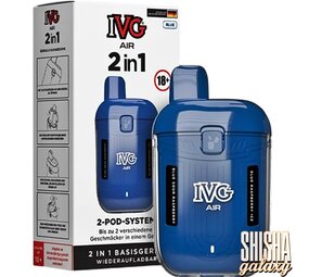 IVG IVG Air 2in1 - Pod Kit - Akku 780 mAh - Blue IVG IVG Air 2in1 - Pod Kit - Akku 780 mAh - Blue