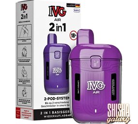 IVG IVG Air 2in1 - Pod Kit - Akku 780 mAh - Purple IVG IVG Air 2in1 - Pod Kit - Akku 780 mAh - Purple