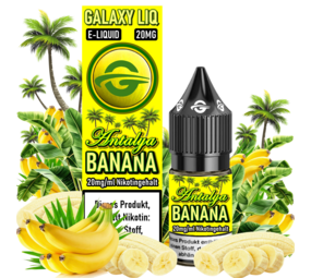Galaxy LIQ Antalya Banana - E-Liquid - Nikotin 20 mg/ml Galaxy LIQ Antalya Banana - E-Liquid - Nikotin 20 mg/ml