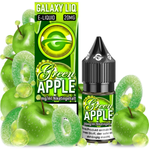 Galaxy LIQ Green Apple - E-Liquid - Nikotin 20 mg/ml Galaxy LIQ Green Apple - E-Liquid - Nikotin 20 mg/ml
