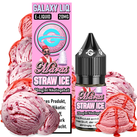 Galaxy LIQ Galaxy LIQ - Maras Straw Ice - E-Liquid - Nikotin 20 mg/ml Galaxy LIQ Galaxy LIQ - Maras Straw Ice - E-Liquid - Nikotin 20 mg/ml