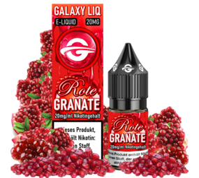 Galaxy LIQ Rote Granate - E-Liquid - Nikotin 20 mg/ml Galaxy LIQ Rote Granate - E-Liquid - Nikotin 20 mg/ml