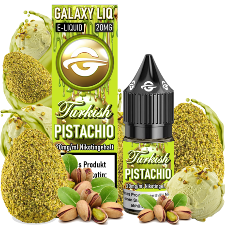 Galaxy LIQ Galaxy LIQ - Turkish Pistachio - E-Liquid - Nikotin 20 mg/ml Galaxy LIQ Galaxy LIQ - Turkish Pistachio - E-Liquid - Nikotin 20 mg/ml