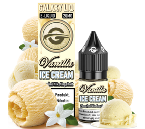 Galaxy LIQ Vanilla Ice Cream - E-Liquid - Nikotin 20 mg/ml Galaxy LIQ Vanilla Ice Cream - E-Liquid - Nikotin 20 mg/ml