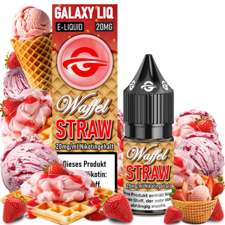 Galaxy LIQ Galaxy LIQ - Waffel Straw - E-Liquid - Nikotin 20 mg/ml Galaxy LIQ Galaxy LIQ - Waffel Straw - E-Liquid - Nikotin 20 mg/ml