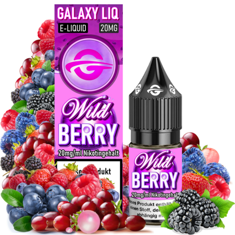 Galaxy LIQ Galaxy LIQ - Wild Berry - E-Liquid - Nikotin 20 mg/ml Galaxy LIQ Galaxy LIQ - Wild Berry - E-Liquid - Nikotin 20 mg/ml