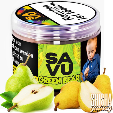 Savu Tobacco Savu Tobacco - Green Bear (200g) - Shisha Tabak Savu Tobacco Savu Tobacco - Green Bear (200g) - Shisha Tabak
