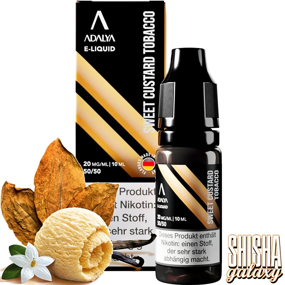 Adalya - Sweet Custard Tobacco - E-Liquid - Nikotinsalz 20 mg/ml - Shisha  Galaxy