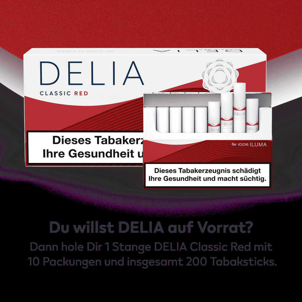 Iqos Iqos - Delia - Classic Red (200er Pack) Iqos Iqos - Delia - Classic Red (200er Pack)