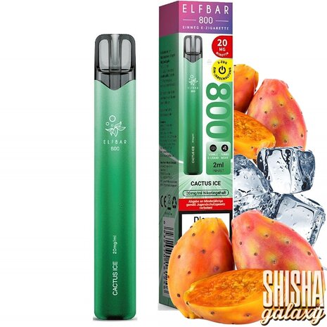 Elfbar Elfbar 800 - Cactus Ice - 800 Züge / Nikotin 20 mg - Einweg E-Zigarette Elfbar Elfbar 800 - Cactus Ice - 800 Züge / Nikotin 20 mg - Einweg E-Zigarette