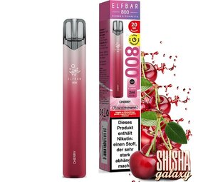 Elfbar Cherry - 800 Züge / Nikotin 20 mg Elfbar Cherry - 800 Züge / Nikotin 20 mg