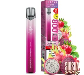 Elfbar Dragon Fruit Strawberry - 800 Züge / Nikotin 20 mg Elfbar Dragon Fruit Strawberry - 800 Züge / Nikotin 20 mg