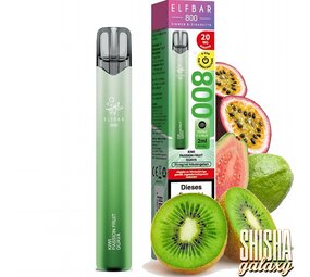 Elfbar Kiwi Passion Fruit Guava - 800 Züge / Nikotin 20 mg Elfbar Kiwi Passion Fruit Guava - 800 Züge / Nikotin 20 mg