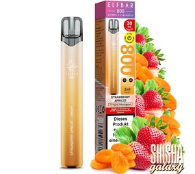 Elfbar Strawberry Apricot - 800 Züge / Nikotin 20 mg Elfbar Strawberry Apricot - 800 Züge / Nikotin 20 mg