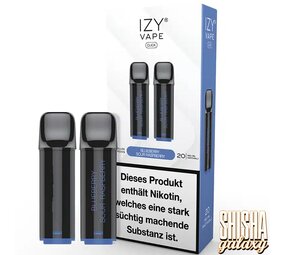 Izy Vape Click Blueberry Sour Raspberry - Liquid Pod - Nikotin 20 mg - 2er Pack Izy Vape Click Blueberry Sour Raspberry - Liquid Pod - Nikotin 20 mg - 2er Pack