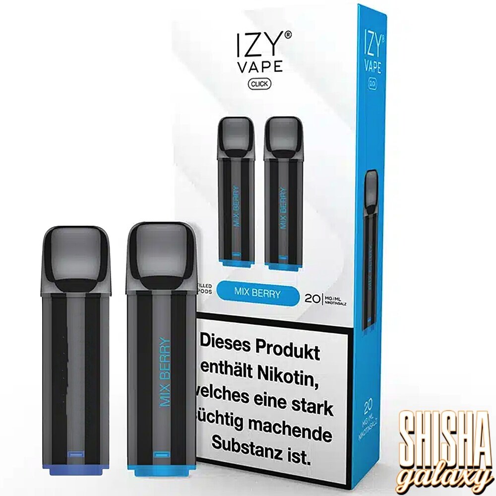 Izy Vape Click Izy Vape Click - Mix Berry - Liquid Pod - 2 ml - Nikotin 20 mg - 2er Pack (4ml) Izy Vape Click Izy Vape Click - Mix Berry - Liquid Pod - 2 ml - Nikotin 20 mg - 2er Pack (4ml)