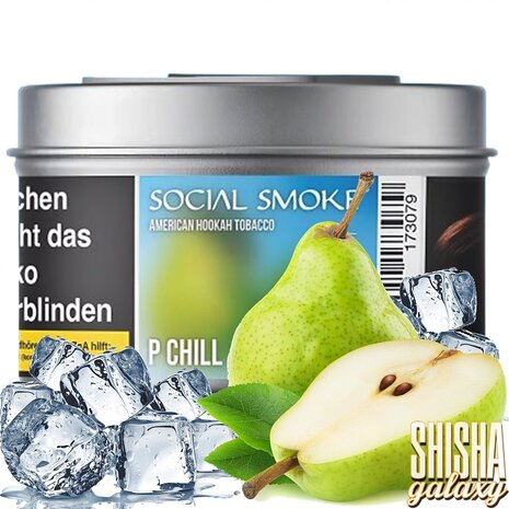 Social Smoke Social Smoke Tobacco - P Chill (200g) - Shisha Tabak