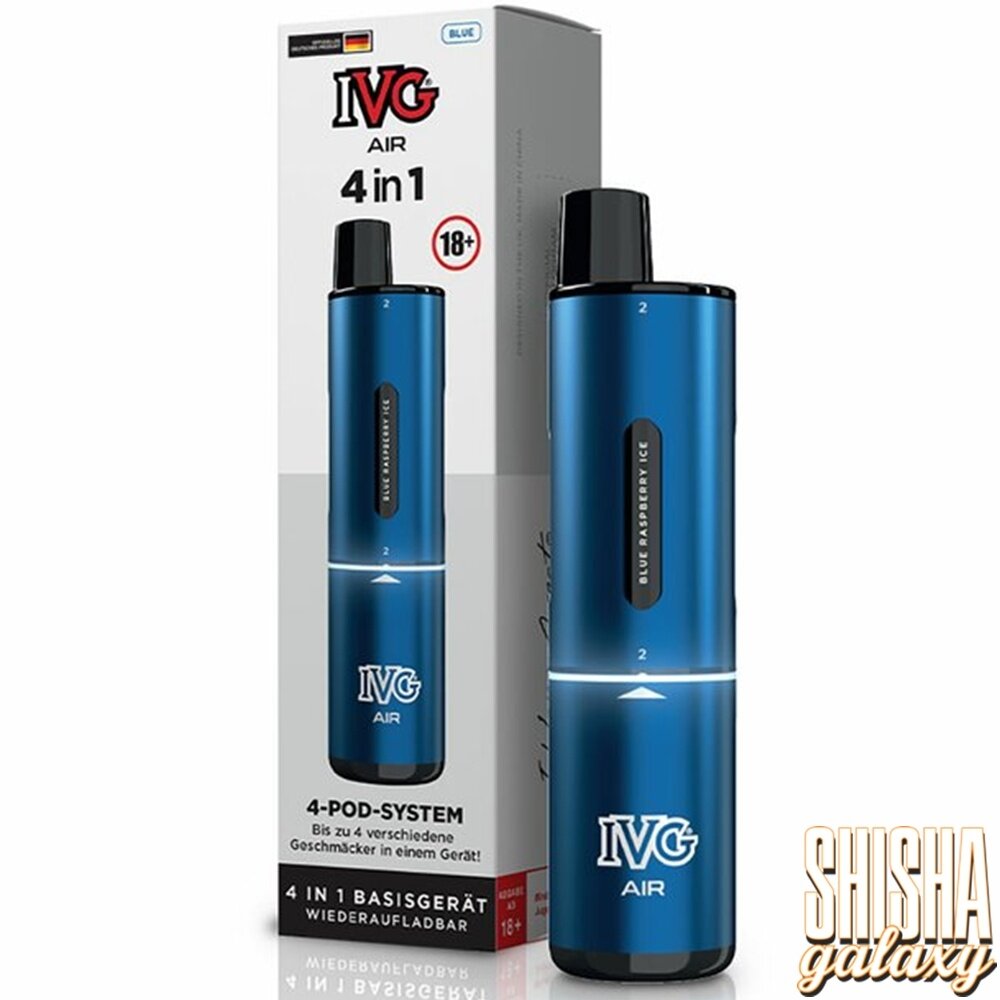 IVG IVG Air 4in1 - Pod Kit - Akku 1100 mAh - Blue - 4 Pod System - E-Zigarette