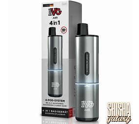 IVG IVG Air 4in1 - Pod Kit - Akku 1100 mAh - Silver IVG IVG Air 4in1 - Pod Kit - Akku 1100 mAh - Silver