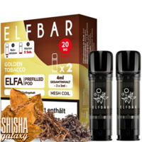 ELFA - Golden Tobacco - Liquid Pod - Nikotin 20 mg - 2er Pack