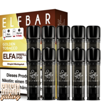 ELFA - Golden Tobacco - Liquid Pod - Nikotin 20 mg - 10er Pack (5x 2er Pack)
