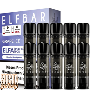 Elf Bar ELFA - Grape Ice - Liquid Pod - Nikotin 20 mg - 10er Pack